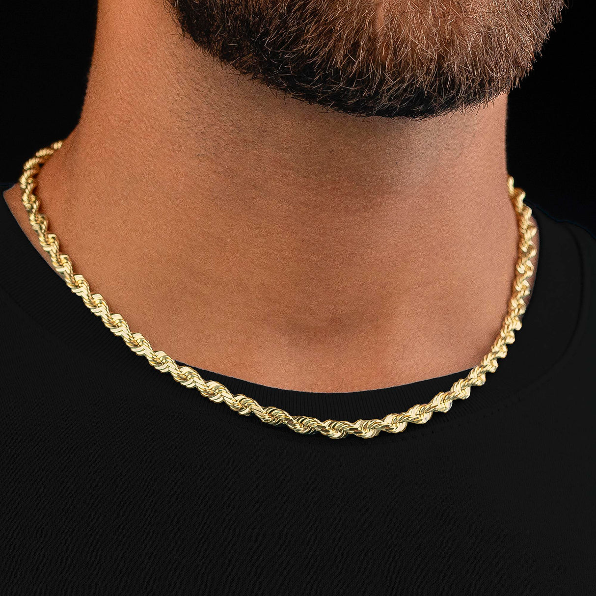 Italian Vermeil Rope Chain