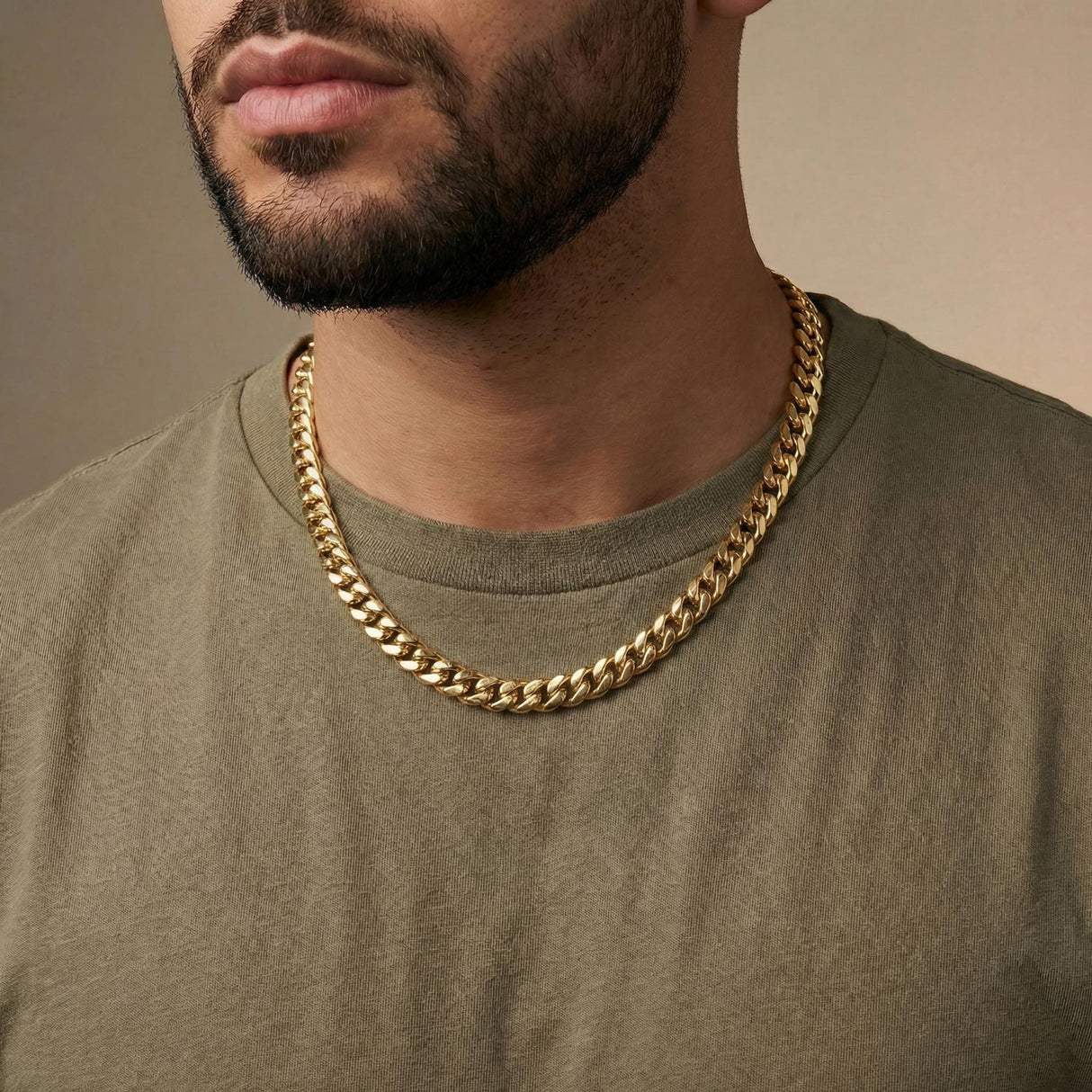 14k Gold Vermeil Miami Cuban Link Chain