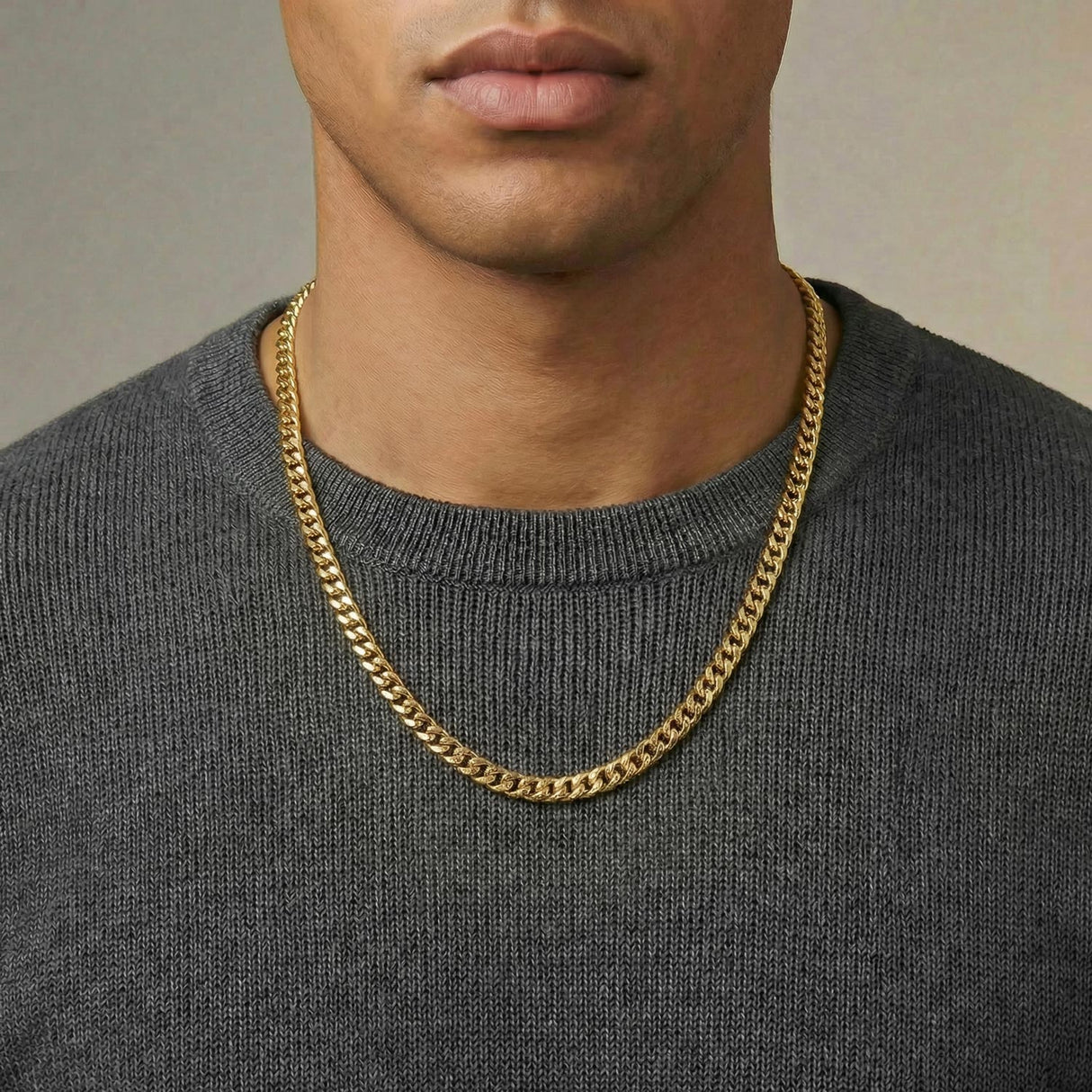 22 inch 6mm Vermeil Gold Miami Cuban Link Chain The Gold Gods