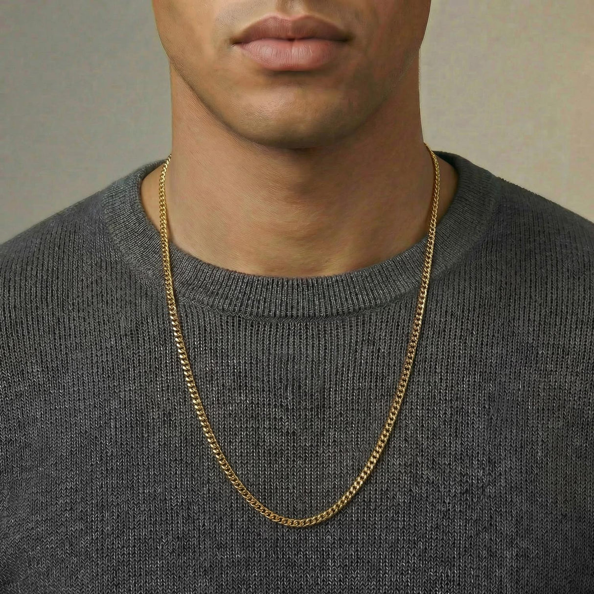 24 inch 4mm Vermeil Gold Miami Cuban Link Chain The Gold Gods