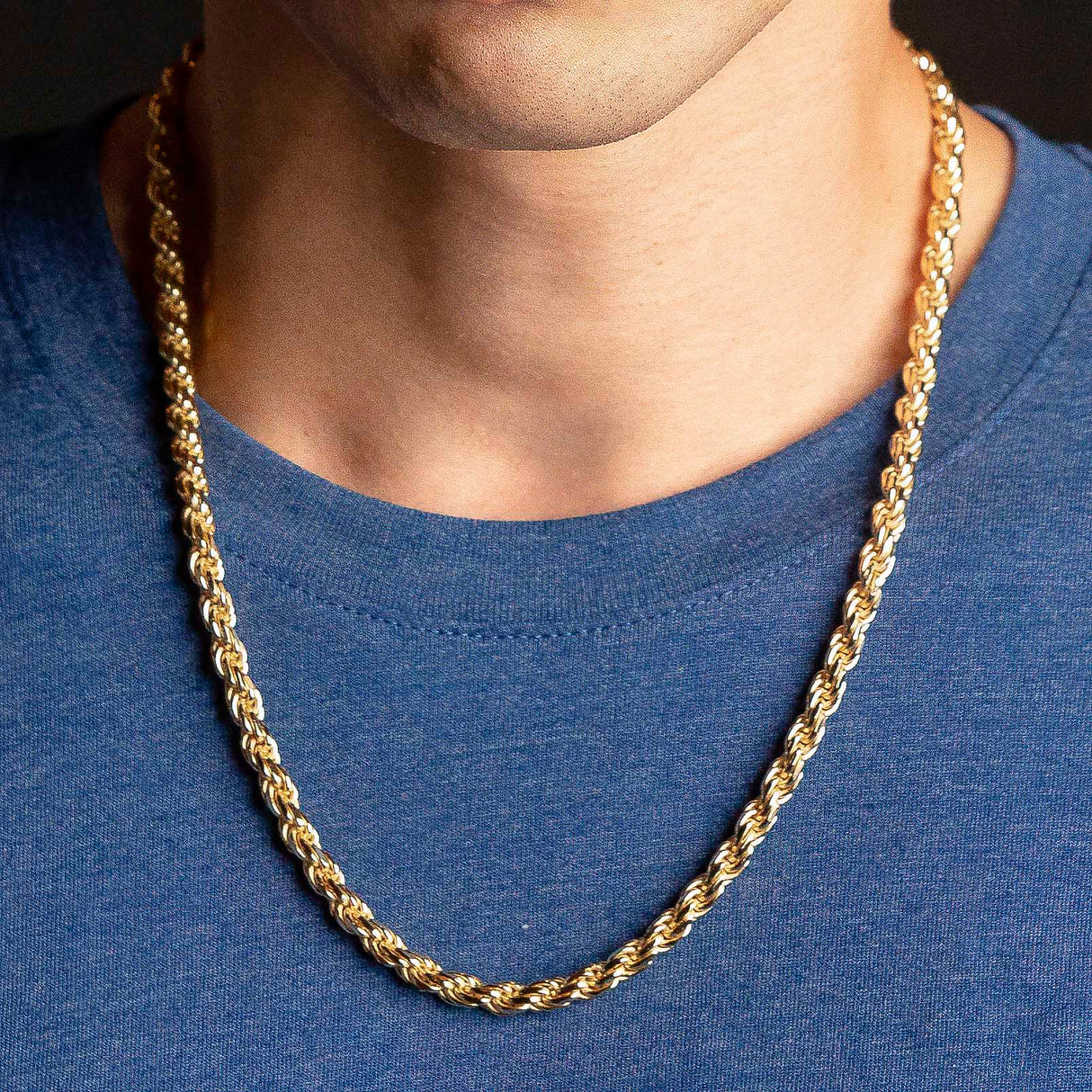 Italian Vermeil Rope Chain