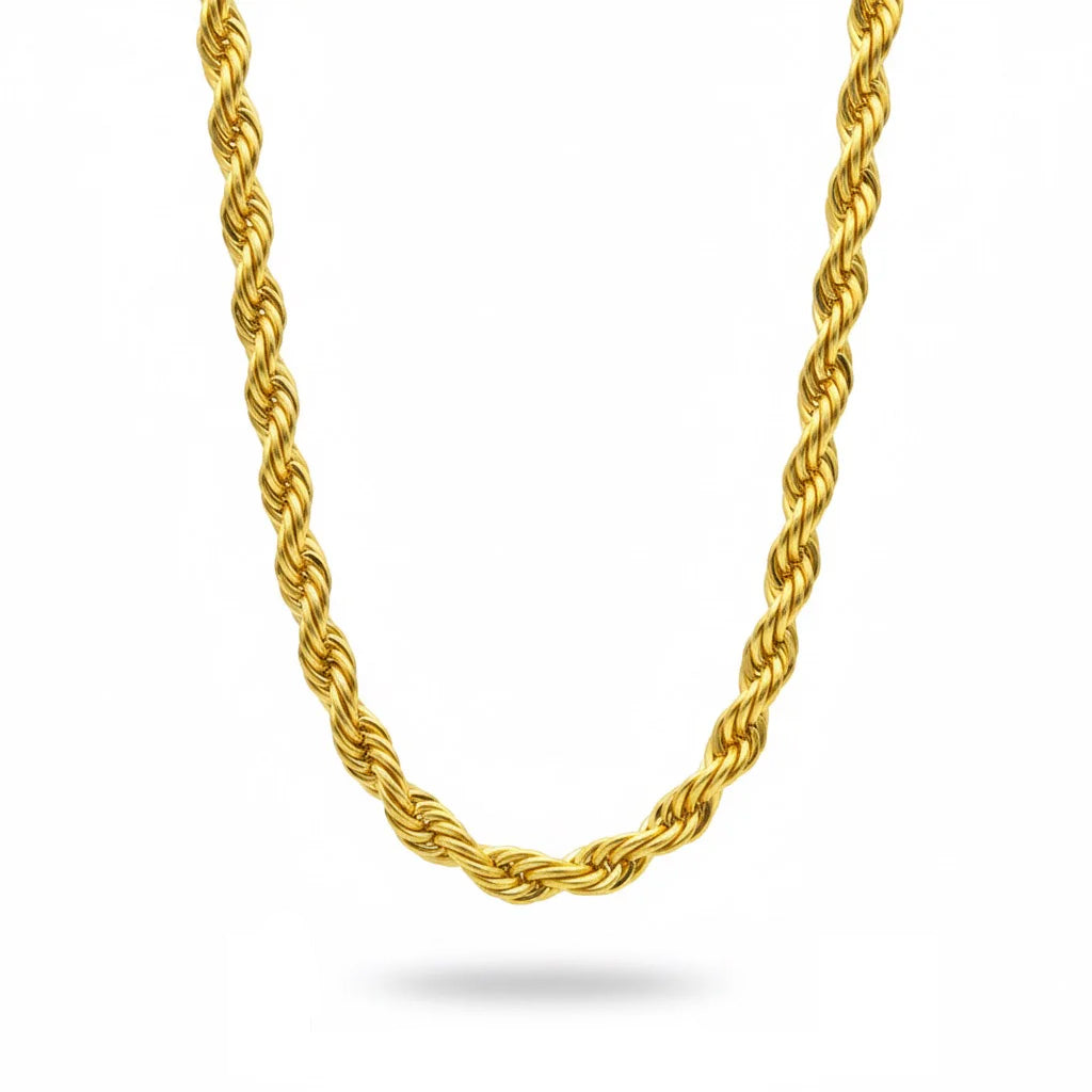 Gold Rope Chain 6mm