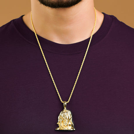 Attack On Titan Eren Titan 22" Gold Rope Chain Necklace