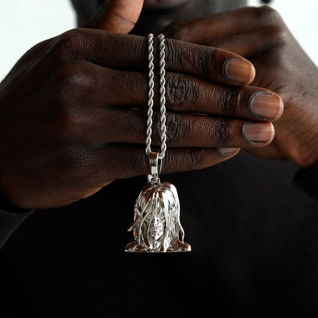 Attack On Titan Eren Necklace Pendant & Rope Chain