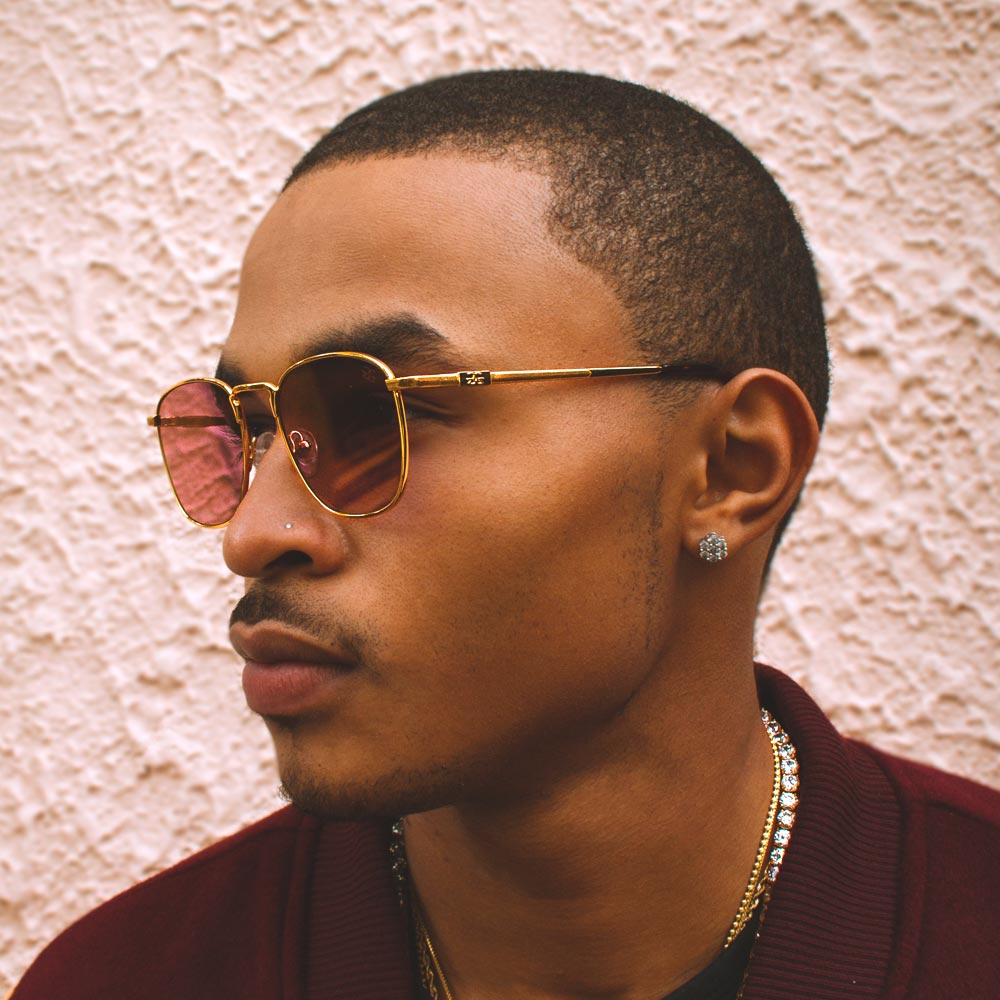 ATHENA MENS SUNGLASSES THE GOLD GODS