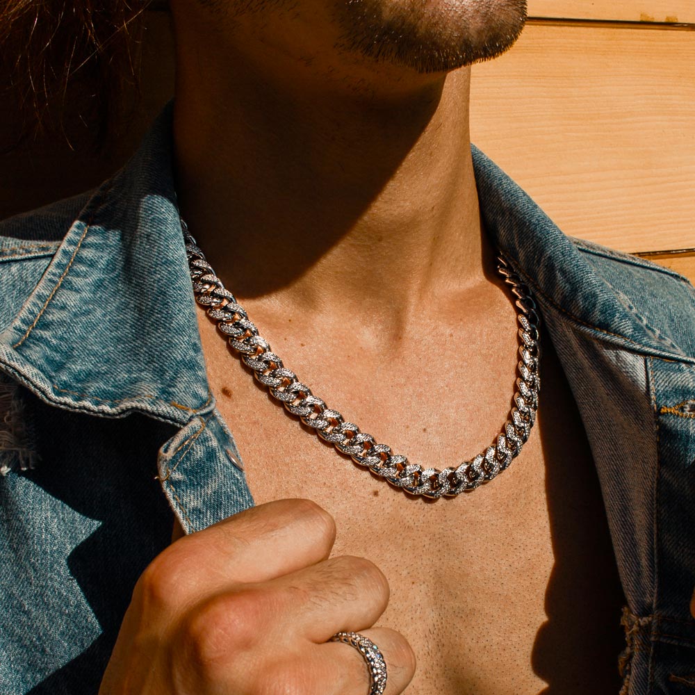 DIAMOND CUBAN LINK CHAIN WHITE GOLD 10MM the-gold-gods-mens-jewelry