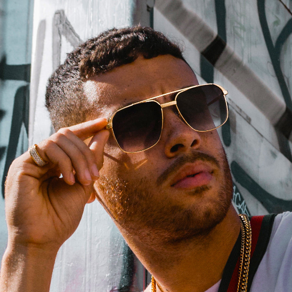 HADES MEN'S SUNGLASSES THE GOLD GODS