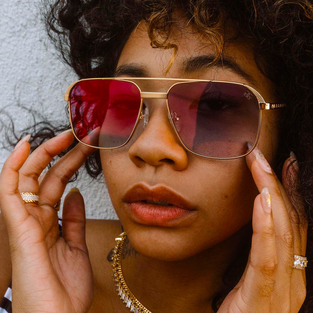 Hades Women's Sunglasses The Gold Goddess