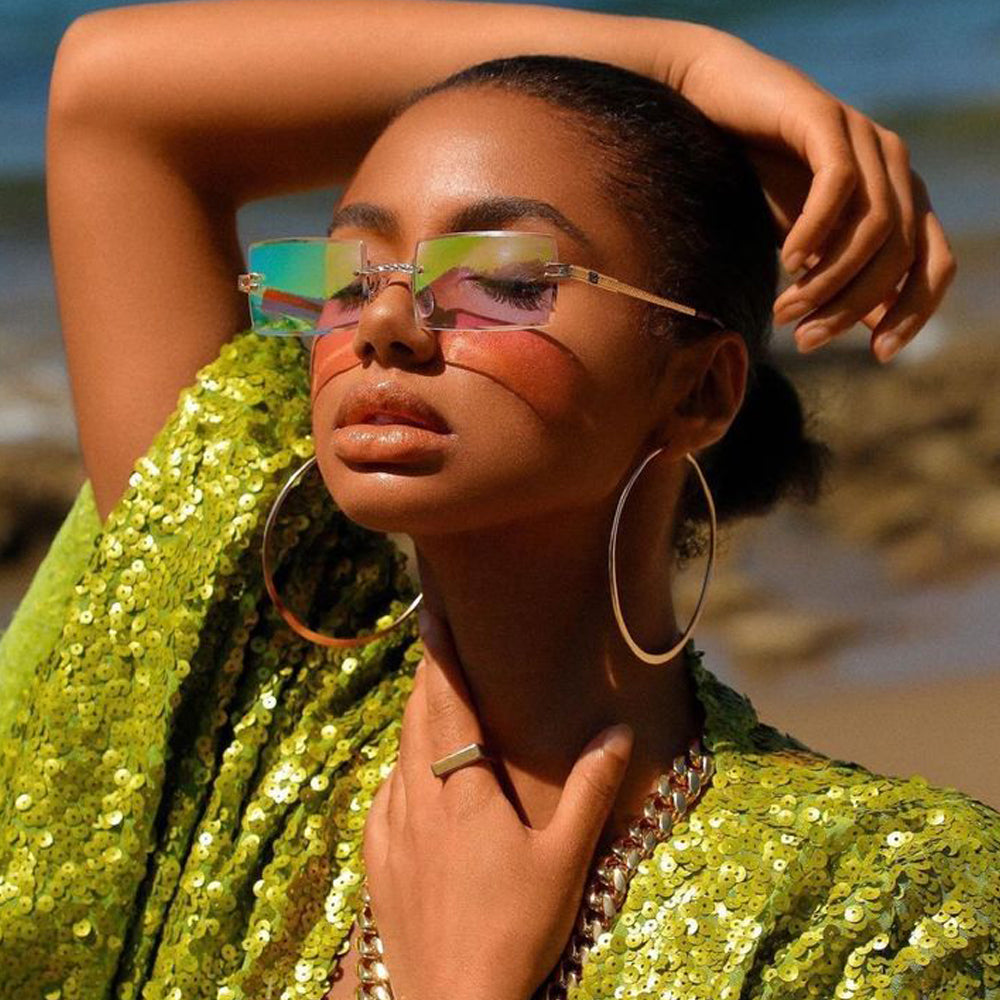 Helios Square Frame Women's Sunglasses