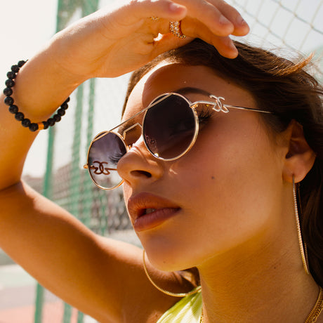 WOMEN'S LUMINARIES SUNGLASSES THE GOLD GODDESS