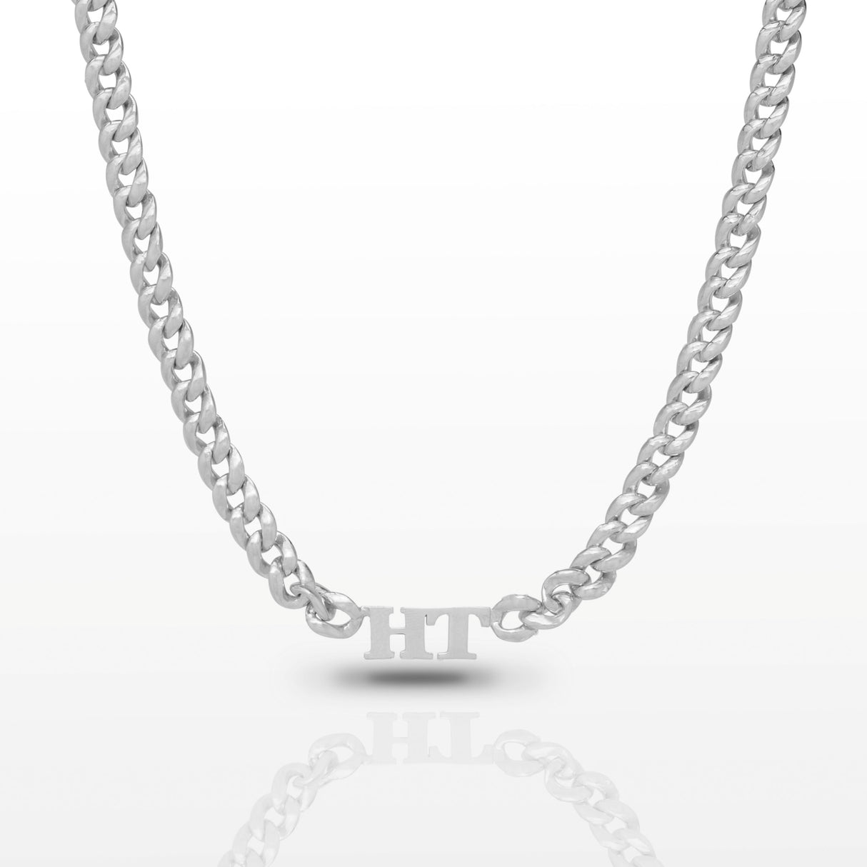 Women's Custom Double Initial Cuban Link Necklace Gold Gods 4