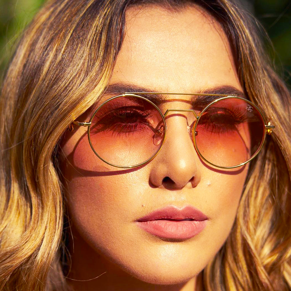 VISIONARIES Women's Sunglasses The Gold Goddess