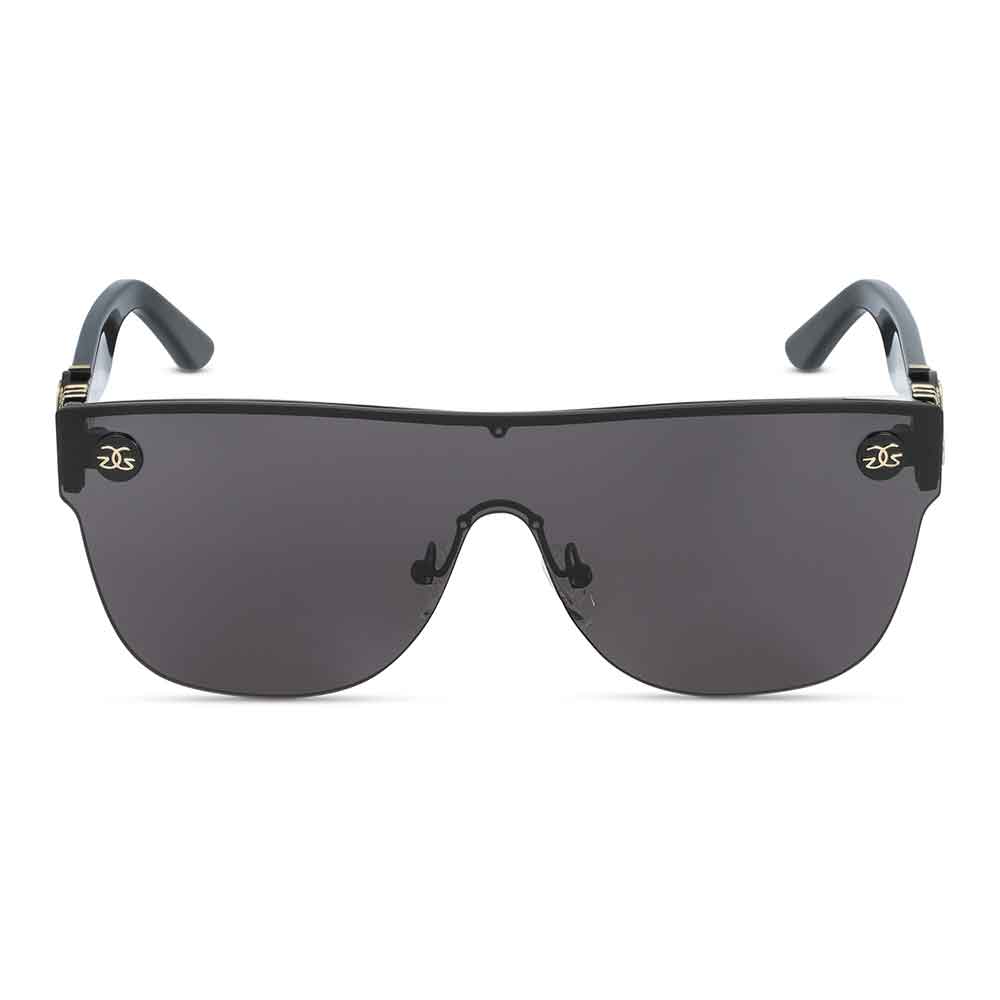 Cronos Glossy Black Sunglasses The Gold Gods Black