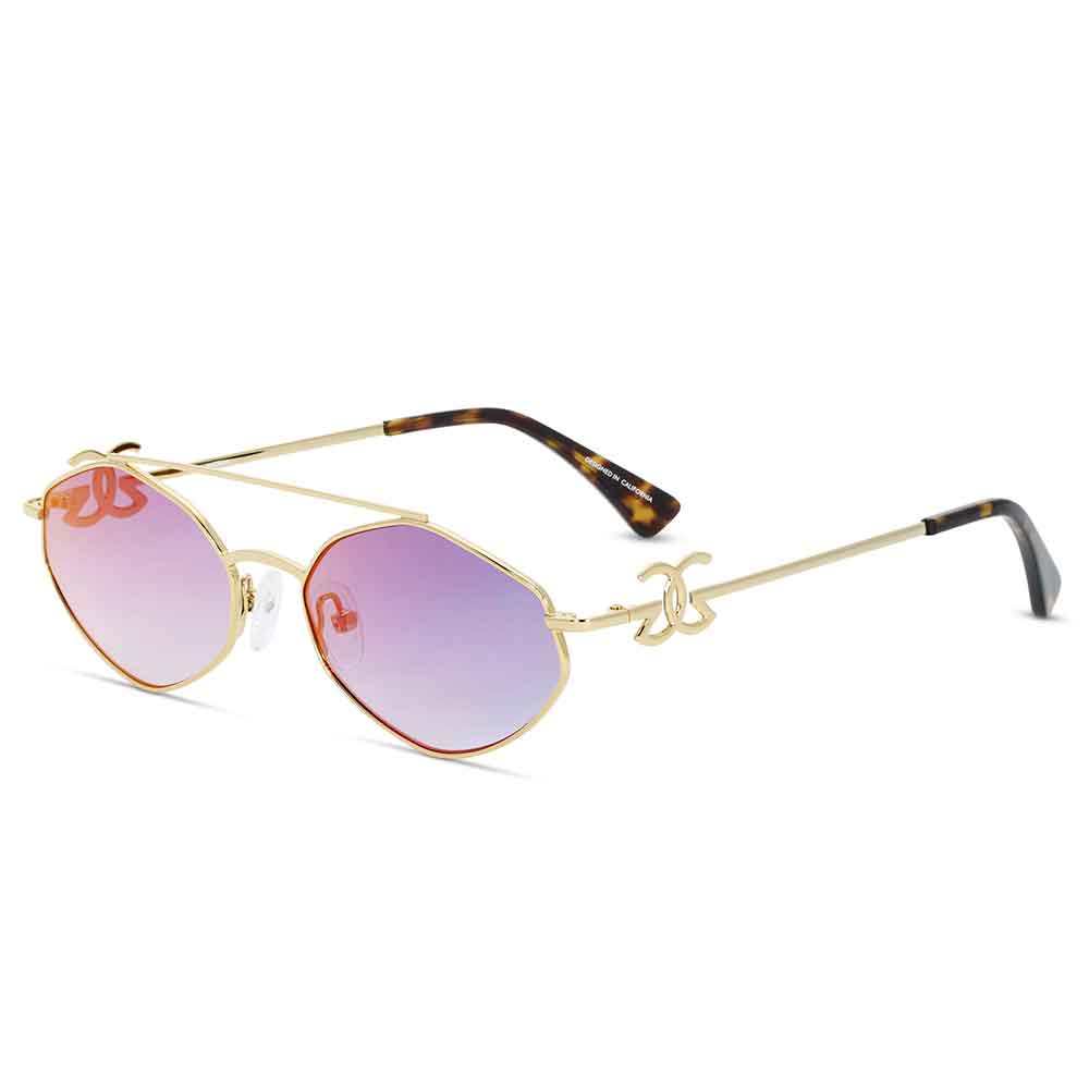 Eros Sunglasses The Gold Gods Blue-Red