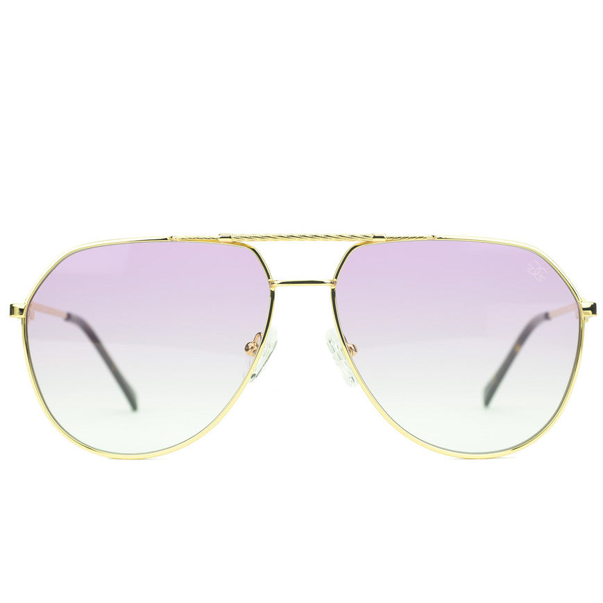 Escobar Designer Sunglasses The Gold Goddess Pink Gradient