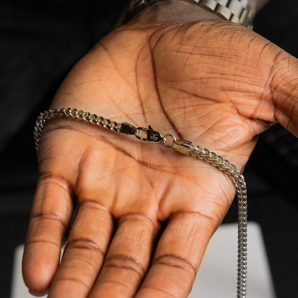 Franco White Gold Chain 4mm The Gold Gods 18 inch 3