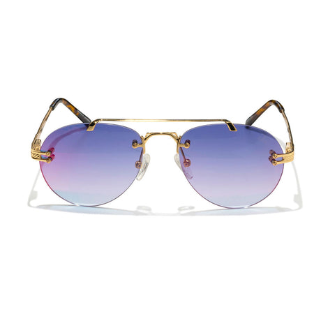 Blue-Red Helios Aviator Sunglasses The Gold Gods