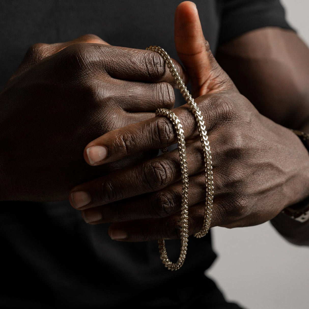 Franco White Gold Chain 4mm The Gold Gods 18 inch 2