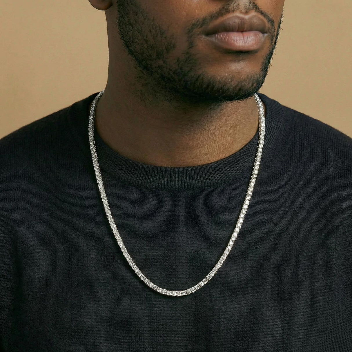 Diamond CZ Tennis Chain 4MM