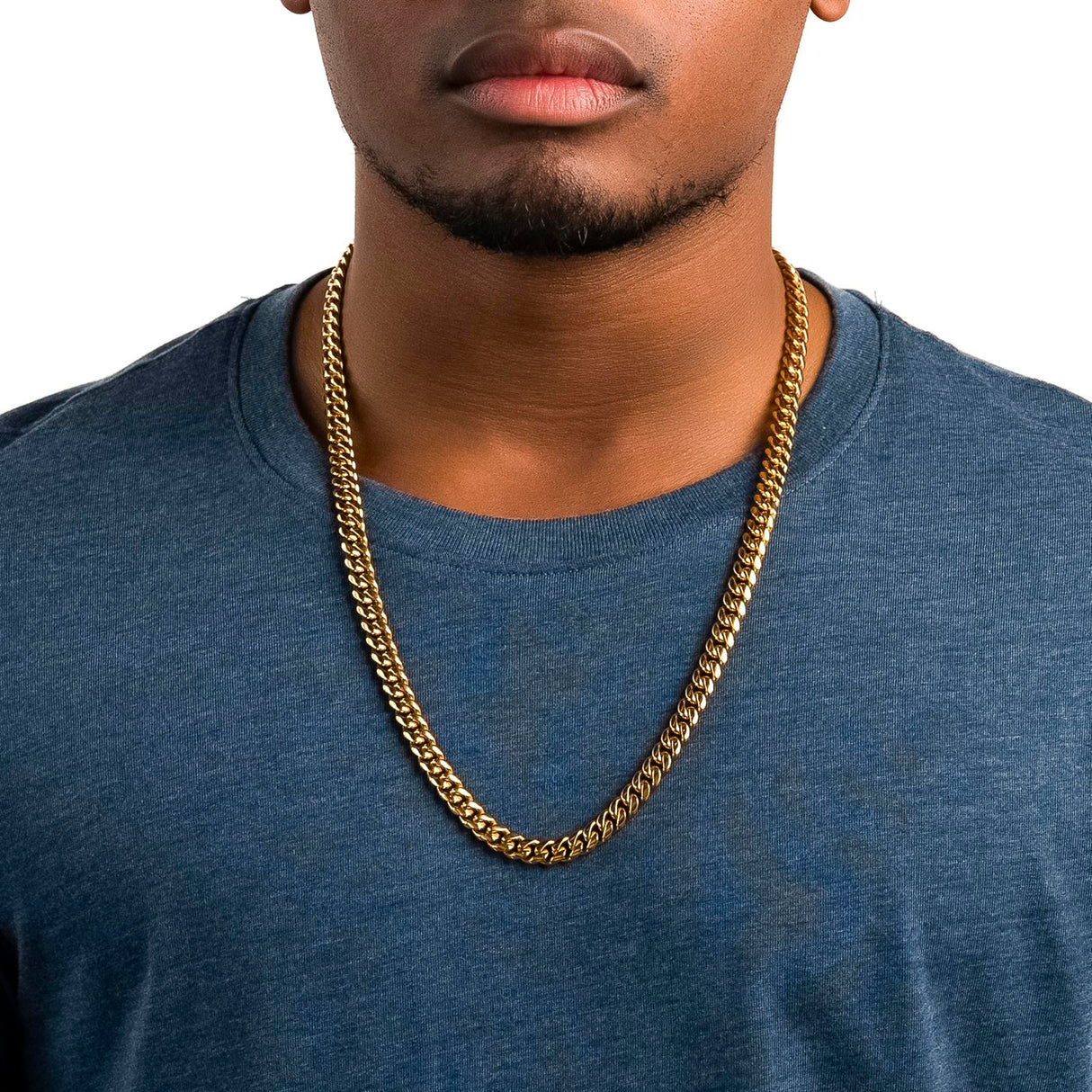 Men's Gold Chain - 8mm Miami Cuban Link - The Gold Gods - 26 inch 1