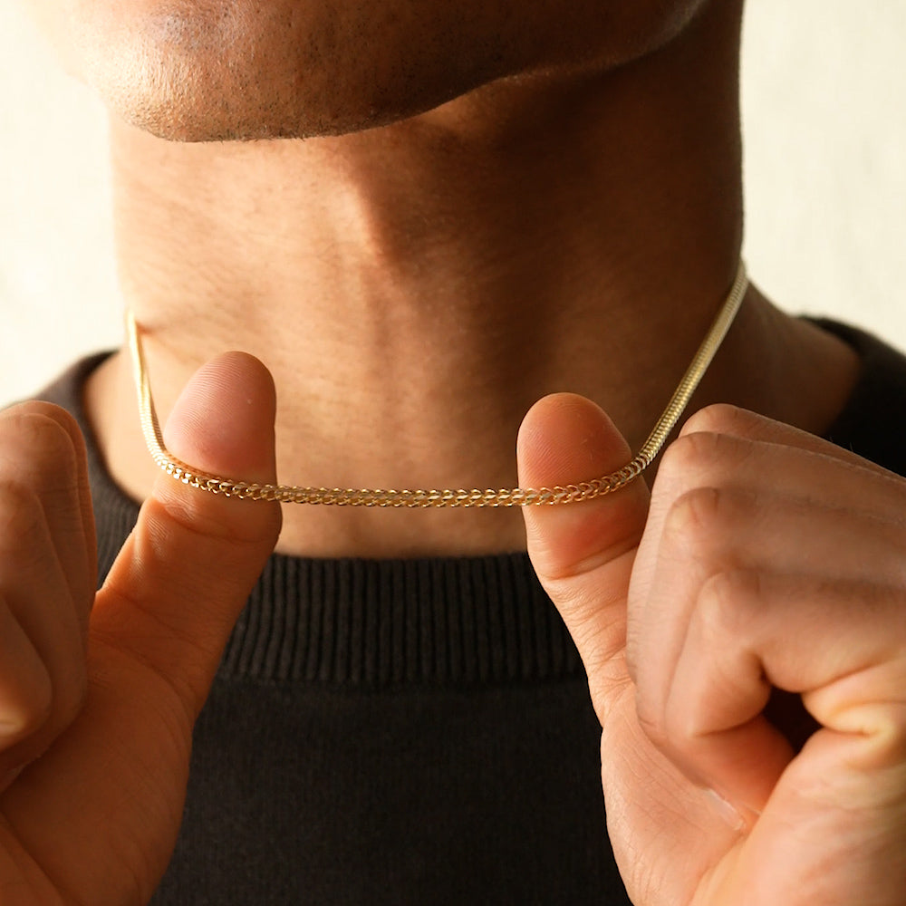 Vermeil Franco Chain The Gold Gods Men's Jewelry