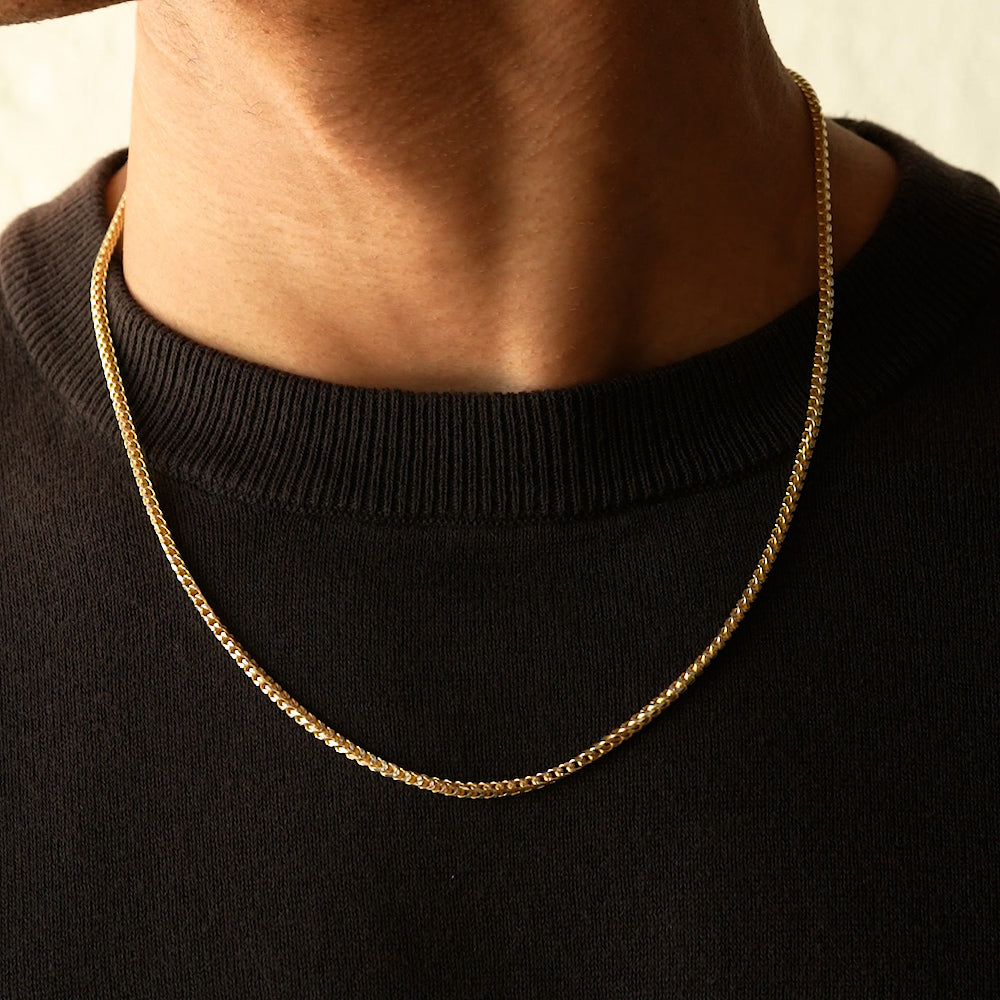 Vermeil Franco Chain The Gold Gods Men's Jewelry