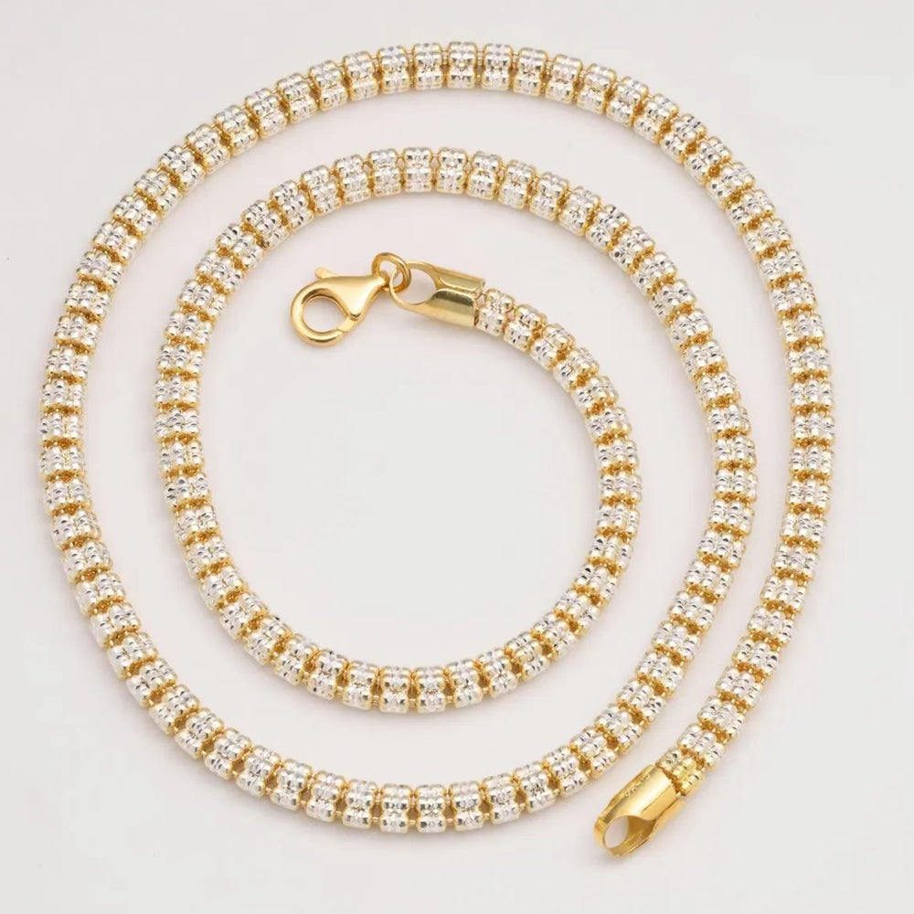 Vermeil Ice Chain The Gold Gods 2 tone
