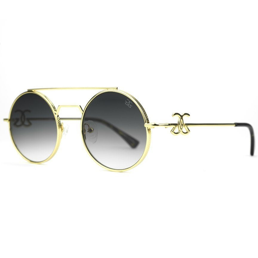 Visionaries Sunglasses The Gold Gods Black Gradient Side