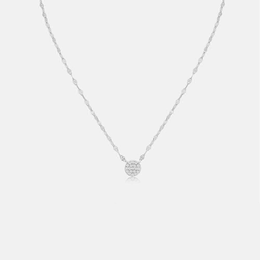 Women's SILVER Diamond Coin Necklace V2 The Gold Goddess Women’s Jewelry By The Gold Gods