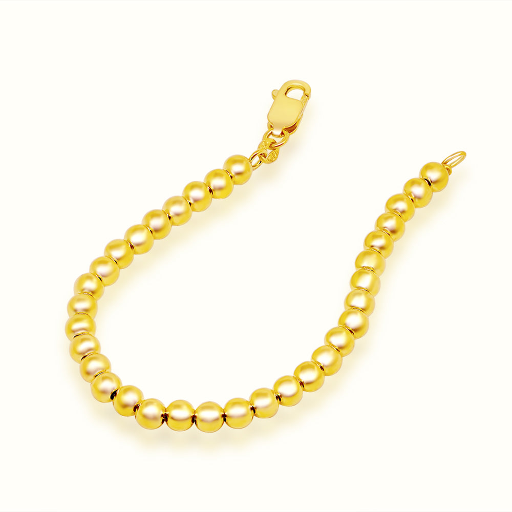Women's Vermeil Beaded Bracelet