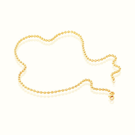 Women's Vermeil Beaded Chain The Gold Goddess Women’s Jewelry By The Gold Gods
