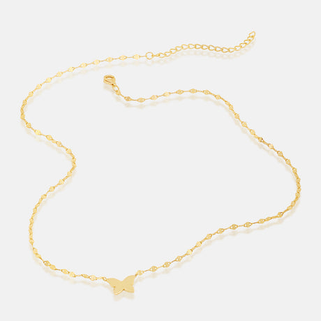 Women's Vermeil Butterfly Necklace Pendant  The Gold Goddess Women’s Jewelry By The gold Gods