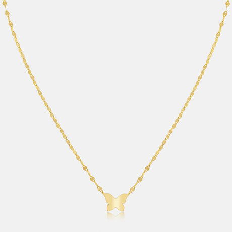 Women's Vermeil Butterfly Necklace Pendant  The Gold Goddess Women’s Jewelry By The gold Gods