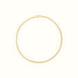 Women's Vermeil Cuban Anklet The Gold Goddess Women’s Jewelry By The Gold Gods