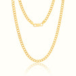 Women's Vermeil Curb Cuban Chain The Gold Goddess Women’s Jewelry By The Gold Gods