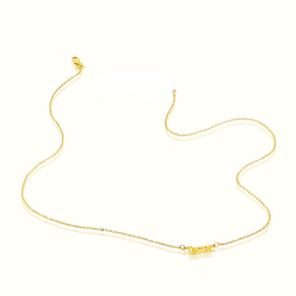 Women's Vermeil Custom Name Necklace The Gold Goddess Women’s Jewelry By The Gold Gods