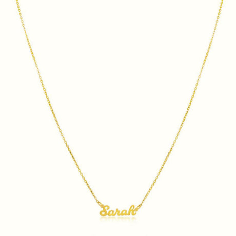 Women's Vermeil Custom Script Name Necklace The Gold Goddess Women’s Jewelry By The Gold Gods