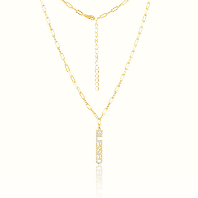 Women's Vermeil Diamond Blessed Necklace Pendant The Gold Goddess Women’s Jewelry By The Gold Gods