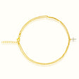 Women's Vermeil Diamond Cross Anklet The Gold Goddess Women’s Jewelry By The Gold Gods