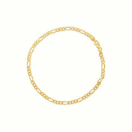 Women's Vermeil Figaro Anklet The Gold Goddess Women’s Jewelry By The Gold Gods