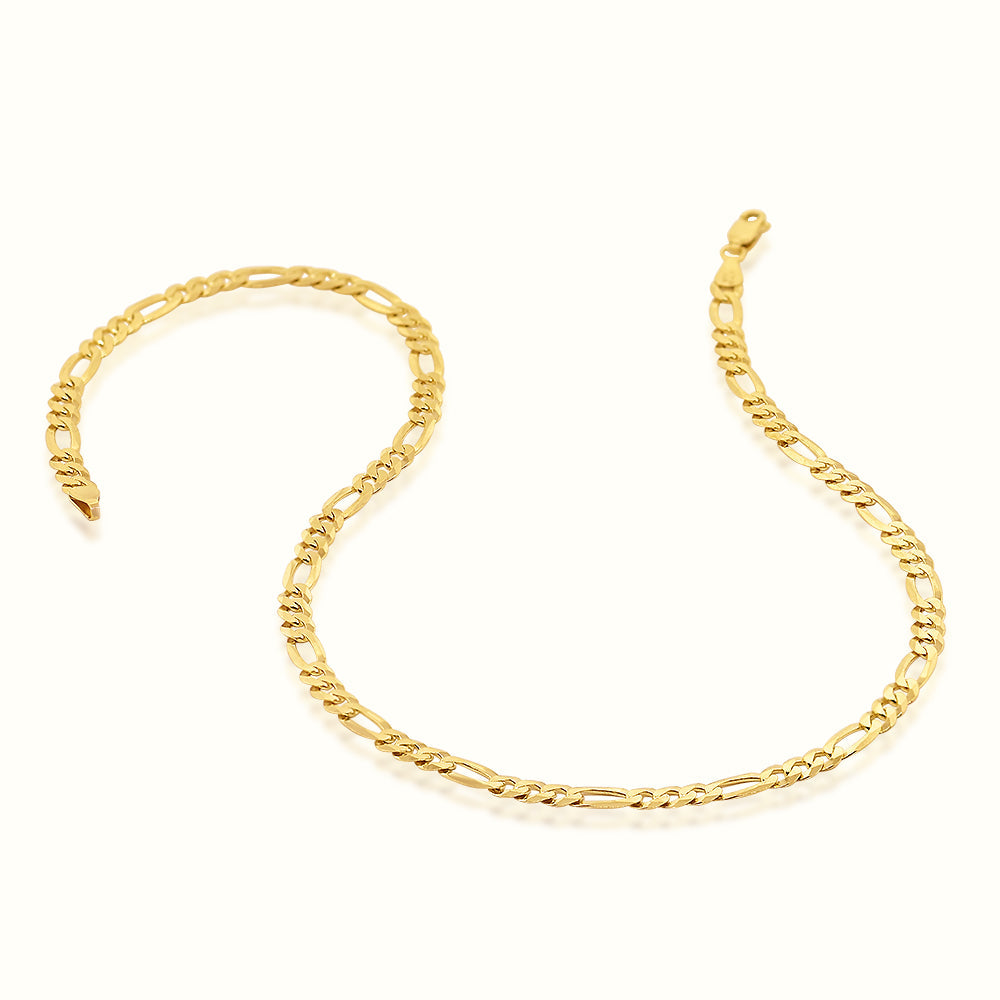 Women's Vermeil Figaro Chain 5mm The Gold Goddess Women’s Jewelry By The Gold Gods