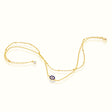 Women's Vermeil Mini Diamond Coin Anklet The Gold Goddess Women’s Jewelry By The Gold Gods