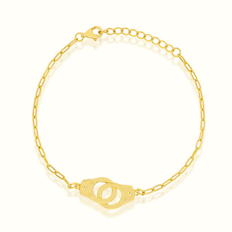 Women's Vermeil Mini Handcuffs Bracelet The Gold Goddess Women’s Jewelry By The Gold Gods