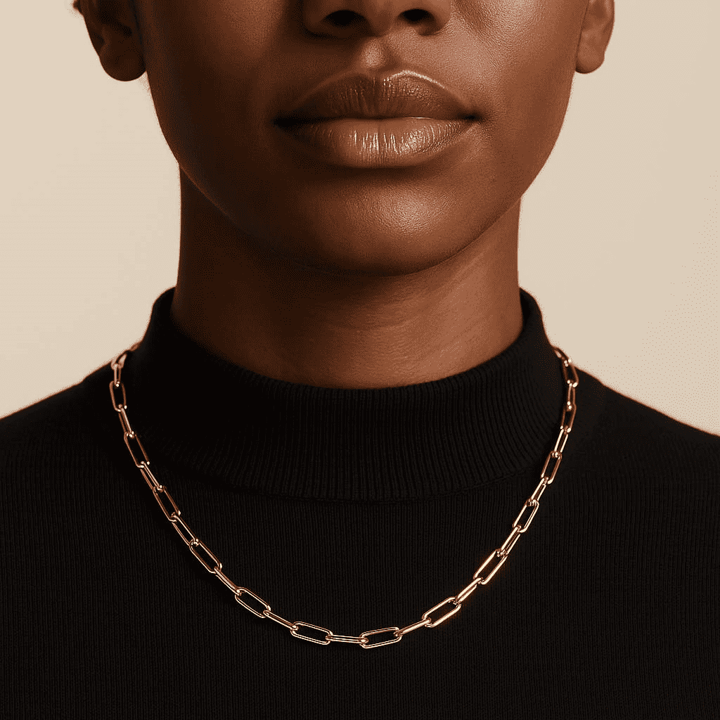 Women's Vermeil Paperclip Chain