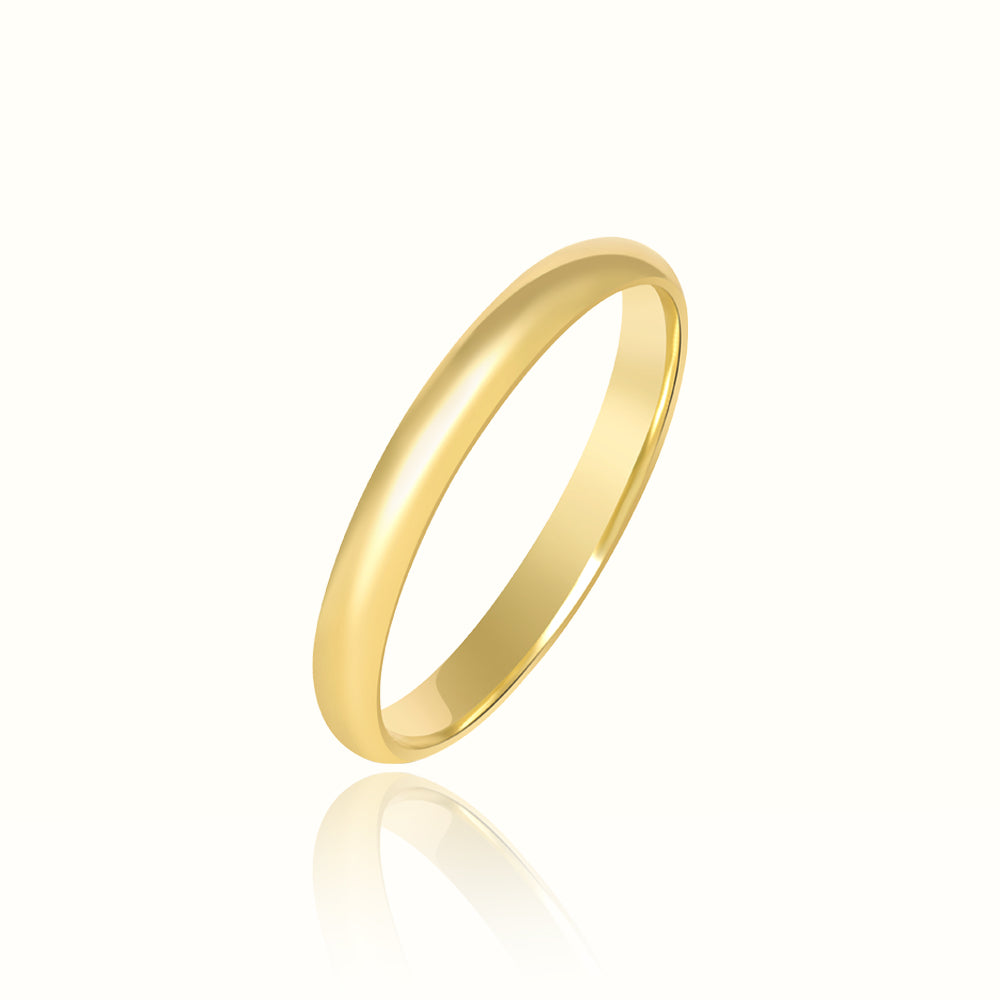 Women's Vermeil Plain Ring The Gold Goddess Women’s Jewelry By The Gold Gods