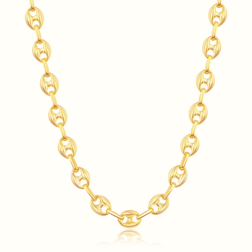 Women's Vermeil Puff Chain The Gold Goddess Women’s Jewelry By The Gold Gods