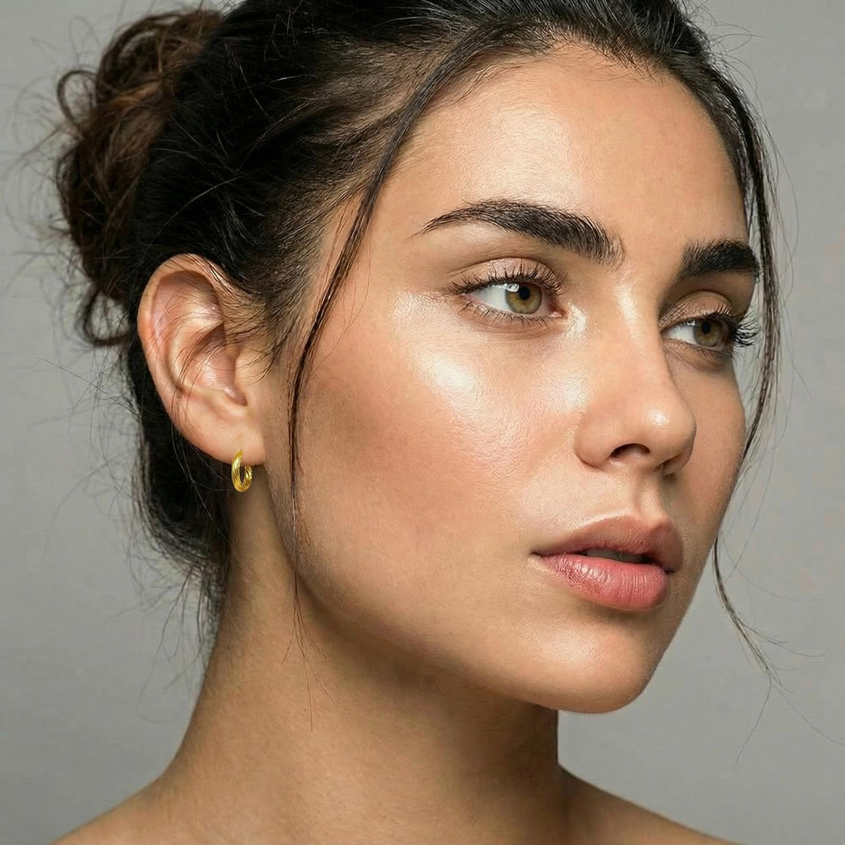 Women's Vermeil Twisted Hoop Earrings The Gold Goddess Women’s Jewelry By The Gold Gods