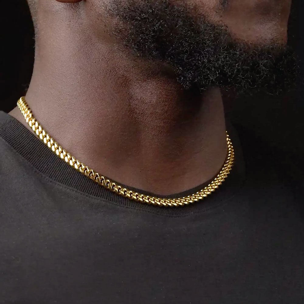 18 inch 6mm Miami Cuban Link The Gold Gods