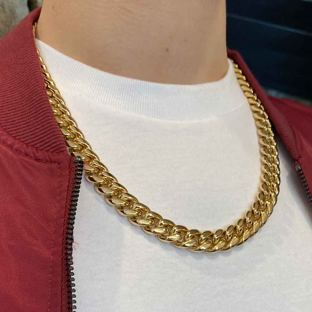 Cuban Link Chain with Names (10mm) - Gifts for Him