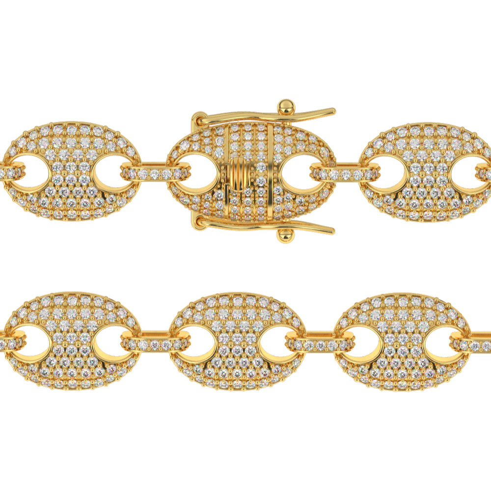 DIAMOND-puff-LINK-CHAIN-lock-view-gold-chain-The-gold-gods-mens-jewelry